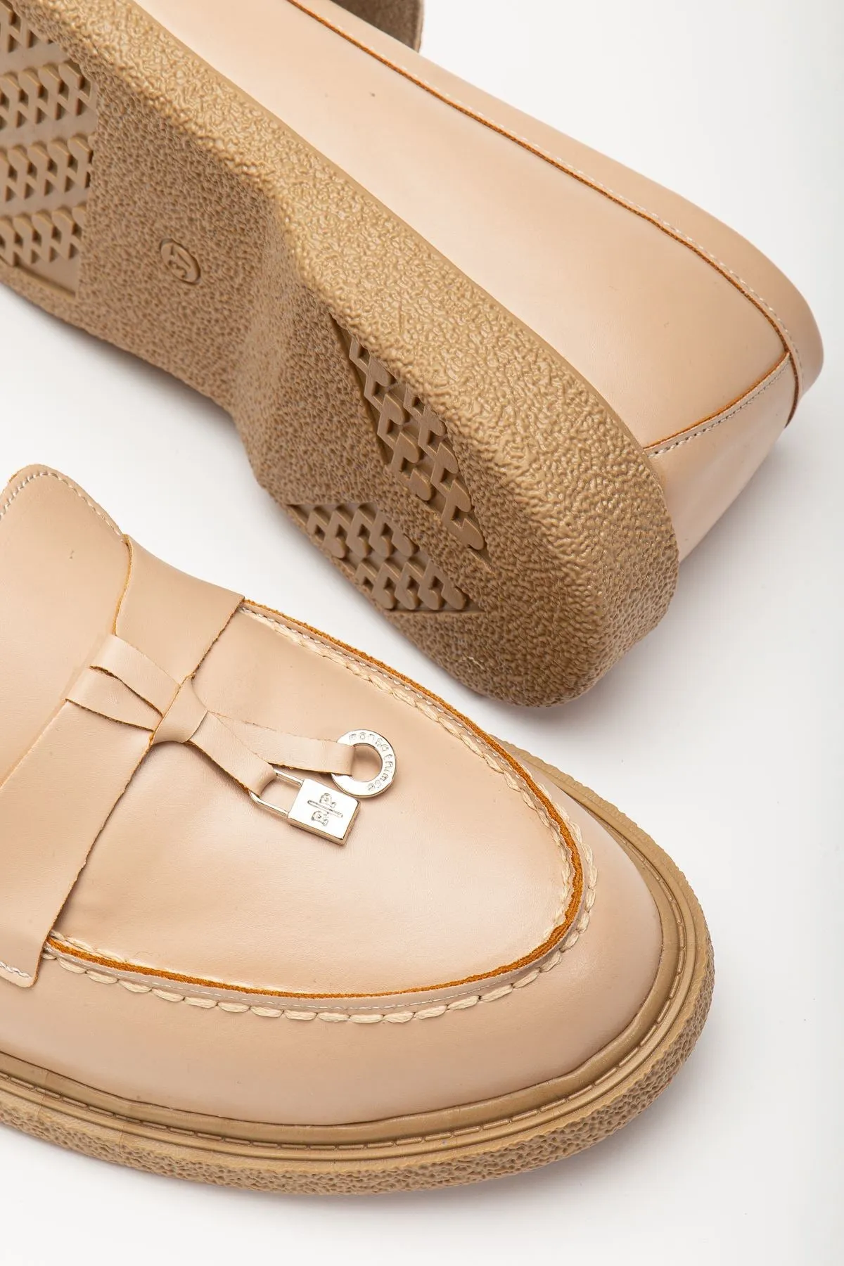 Luigi Nude Skin Women's Orthopedic Ballerinas