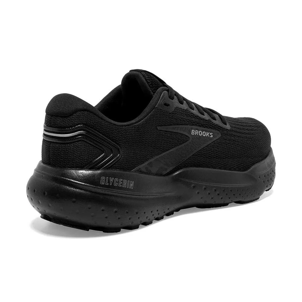 Men's Glycerin 21 Running Shoe - Black/Black/Ebony- Wide (2E)