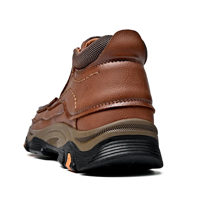 Mitchell Shoes Men's Casual Slip-On High Top Orthopedic Boots
