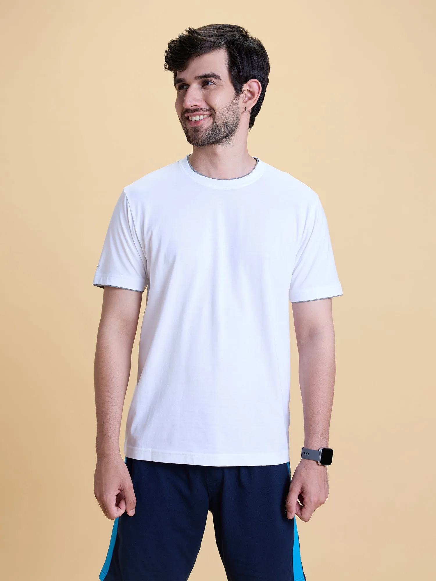 Moisture wicking Anti Odor Cotton Tee