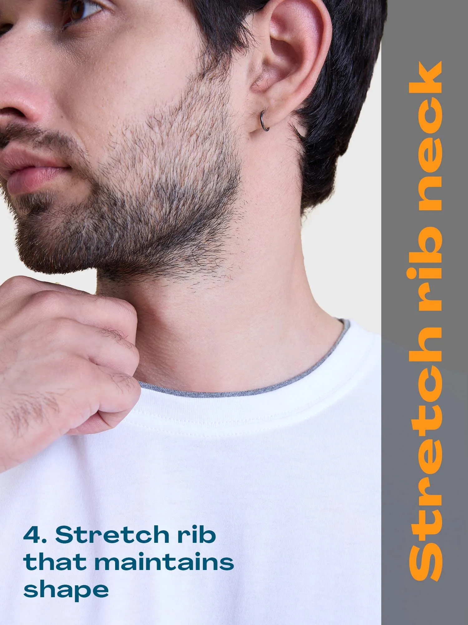 Moisture wicking Anti Odor Cotton Tee