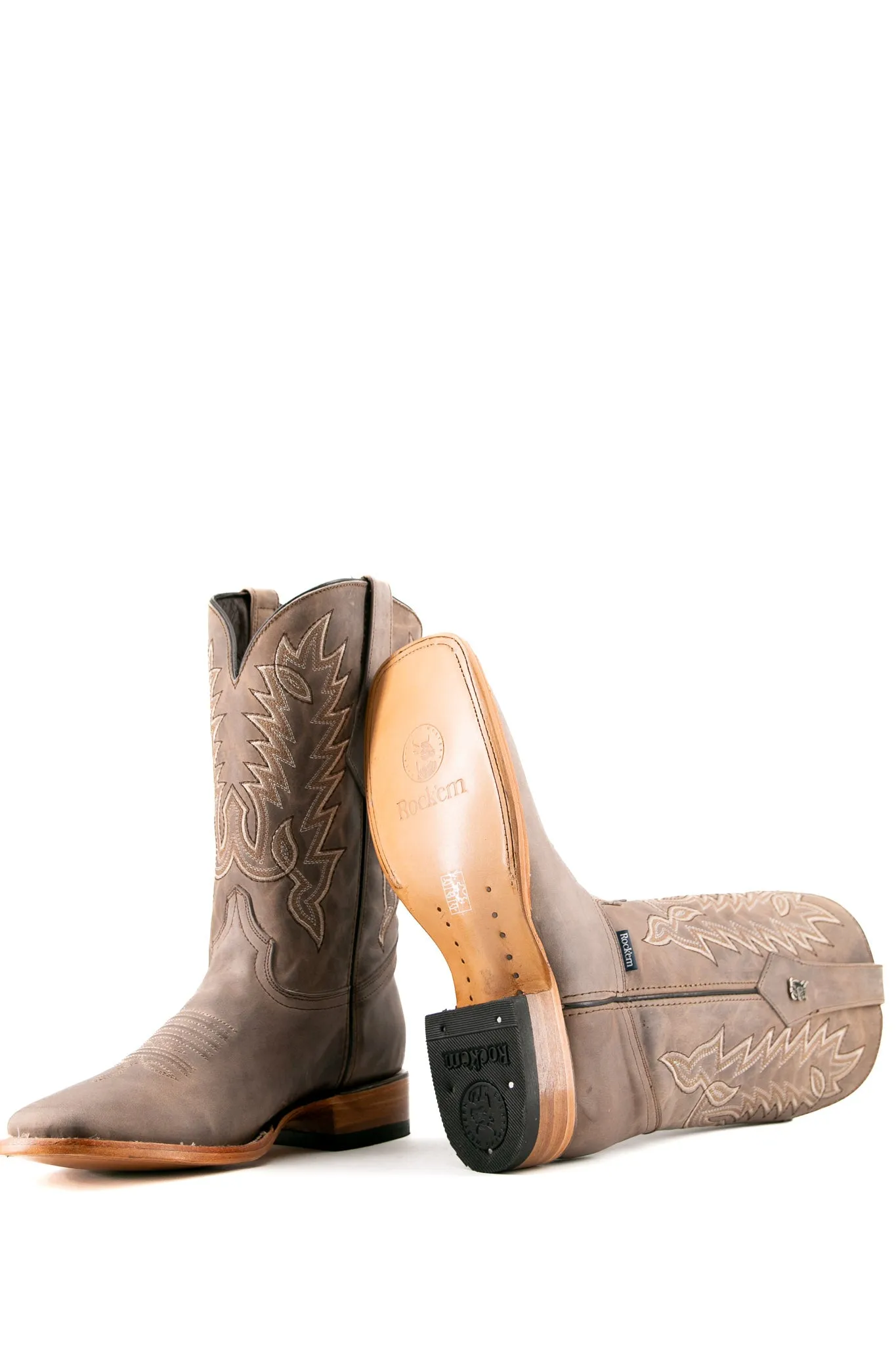 Palmitas Ebano Square Toe Cowboy Boot