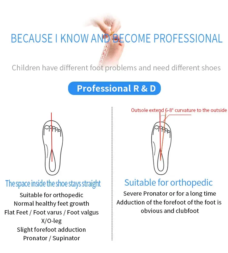 Princepard Orthopedic Leather Shoes for Children 2020 Summer Toddler Kids Girls Sandals Non-Slip Amortizing Sole and Thomas Heel