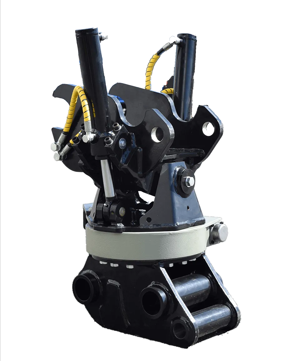 Ragnartech Tilt Rotator Series | TR-04, TR-06 & TR-08 Model | With Digging & Grading Buckets | For Kubota & Bobcat Excavators