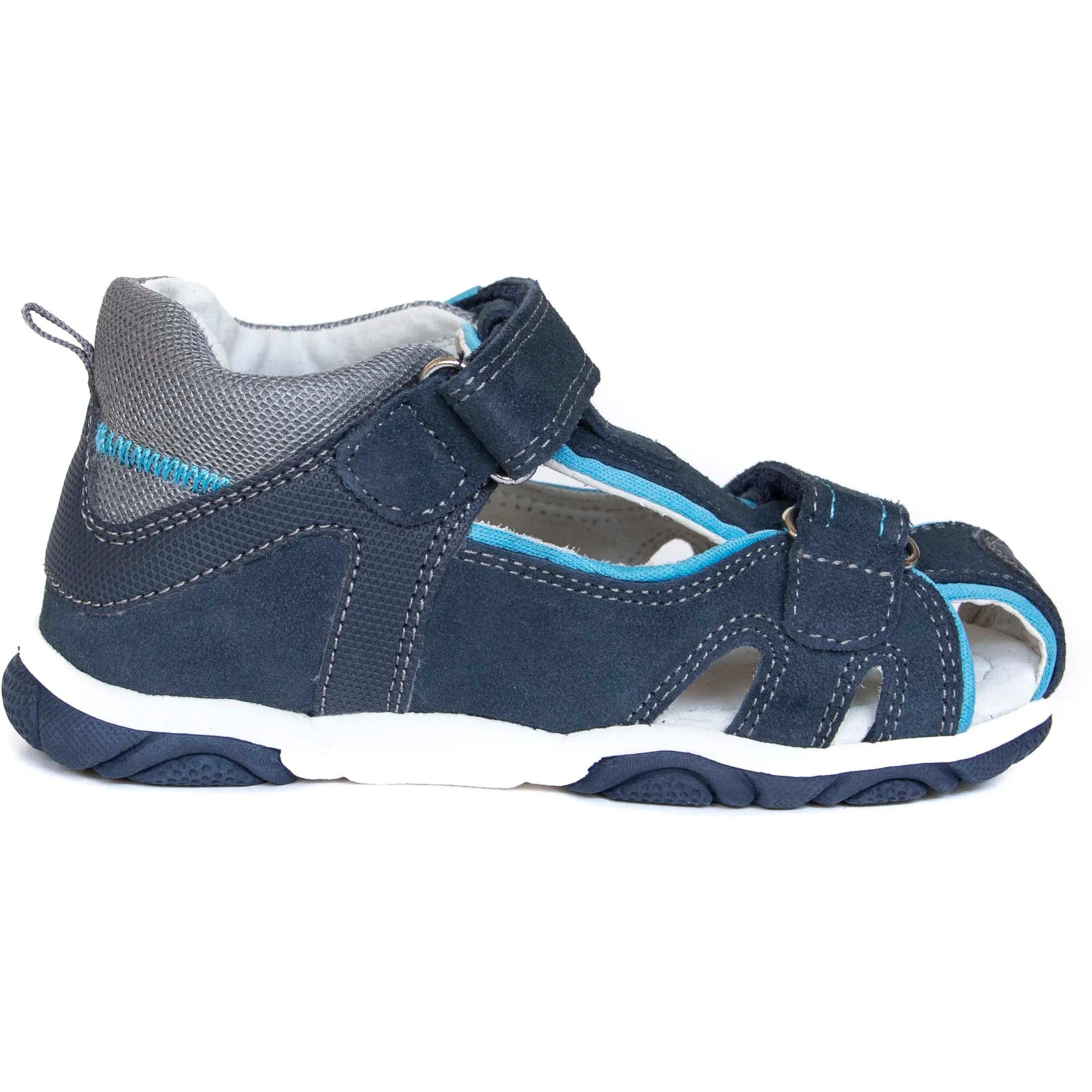 REAL blue toddler boy arch support sandals