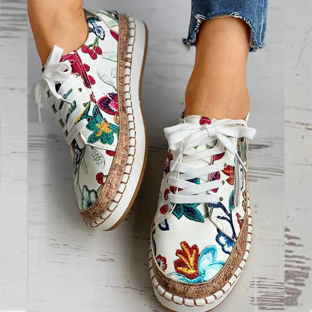 Santorini™  | Orthopedic Floral Shoes