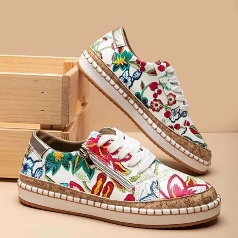 Santorini™  | Orthopedic Floral Shoes
