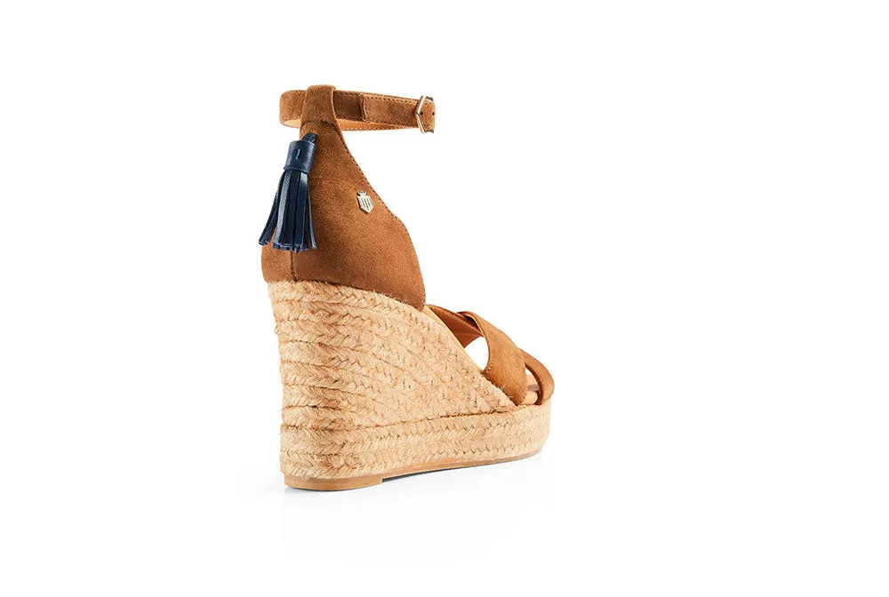 Valencia Wedge - Tan