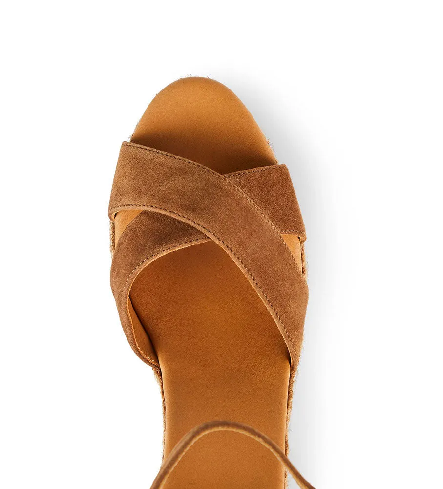 Valencia Wedge - Tan