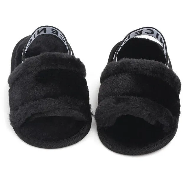 Winter Fuzzy Baby Slipper