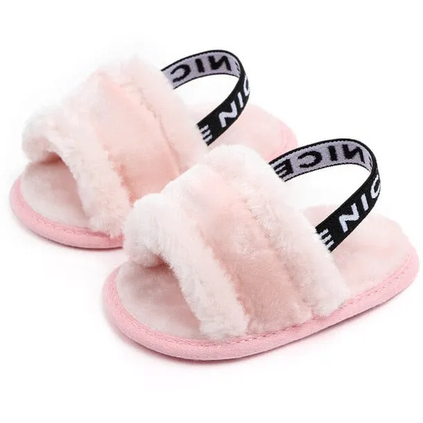 Winter Fuzzy Baby Slipper