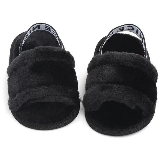 Winter Fuzzy Baby Slipper