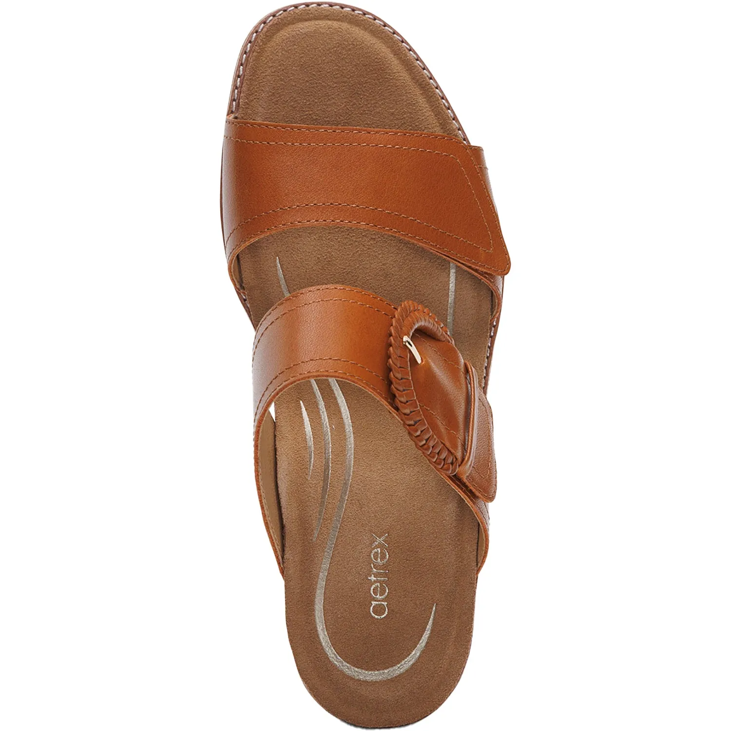 Women's Aetrex Tatiana Cognac Leather