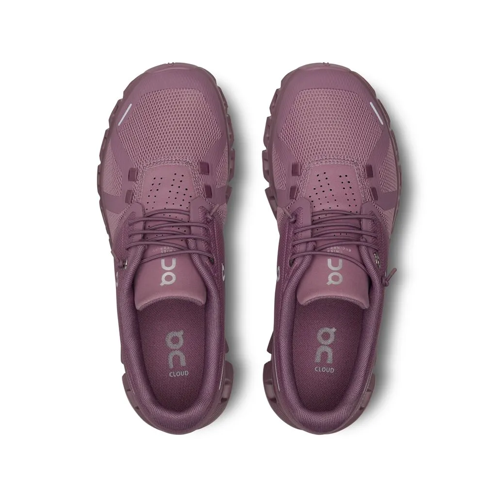 Women's On Cloud 5 Running Shoe in Fig | Quartz