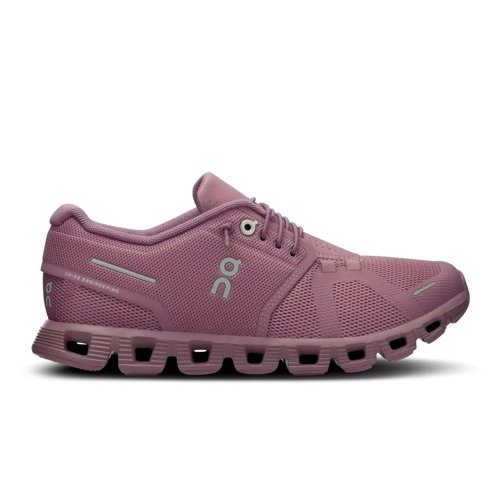Women's On Cloud 5 Running Shoe in Fig | Quartz