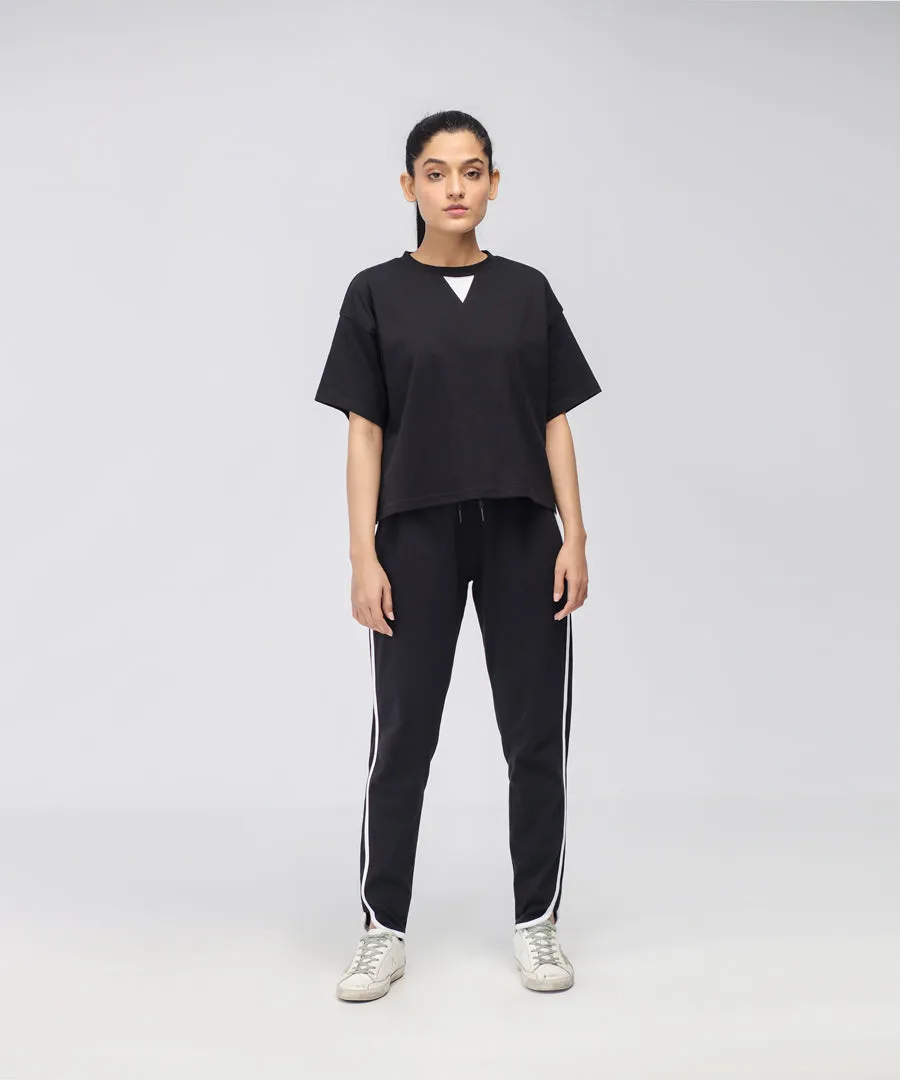 Women's Striped athleisure Set