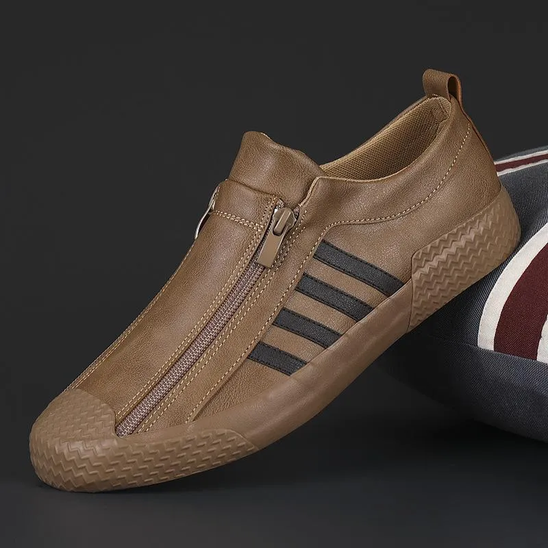 Zipper shell head orthopedic shoes
