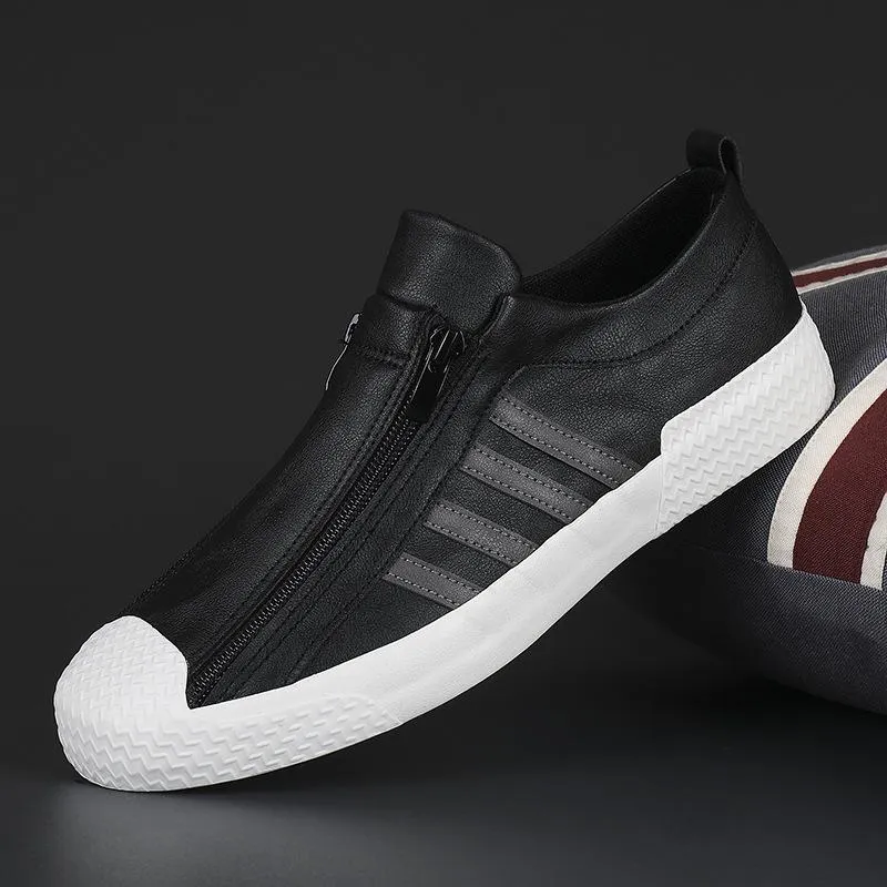 Zipper shell head orthopedic shoes